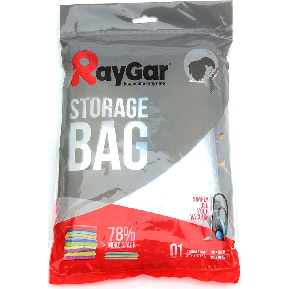 6 Large Vacuum Storage Bags (100x80cm)  Space-Saving Solution for Clothes, Bedding, Duvets, and Travel