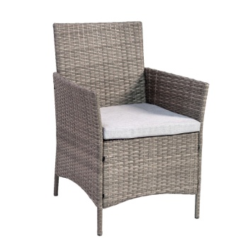 Vienna Deluxe Rattan 4 Seater Sofa Set with Rectangular Table - Grey